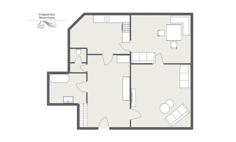 Bauernhaus am PfÃ¤nderhang mit Seeblick