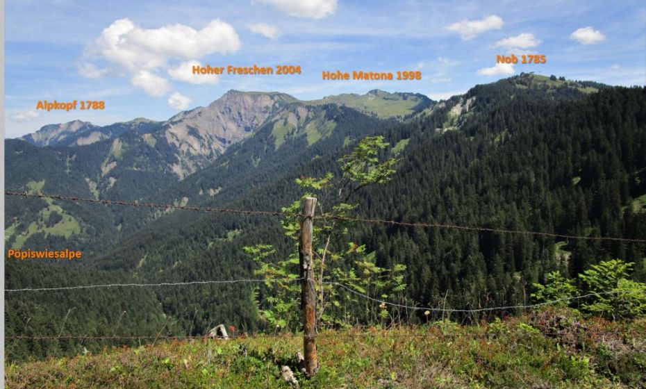 Blick über das Frödischbachtal Blick über das Frödischbachtal