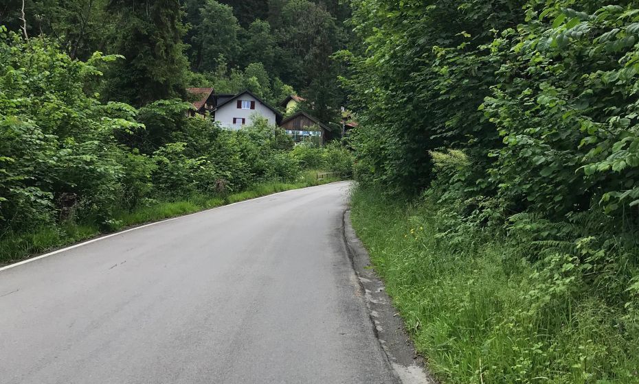 Radtour Dornbirn Oberdorf Kehlegg Kobelalpe strasse-richtung-kehlegg