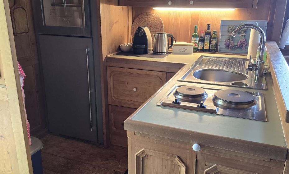 Ferienhaus Dampfbahn Bildstein, KÃ¼che