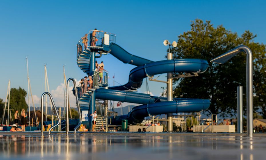Strandbad Hard Rutsche
