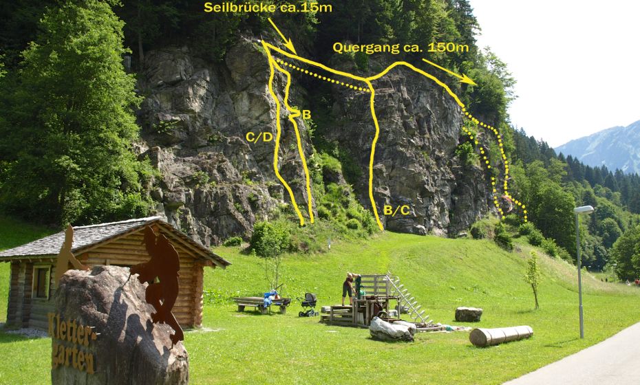Klettersteig und Klettergarten Rifa Klettersteig und Klettergarten Rifa