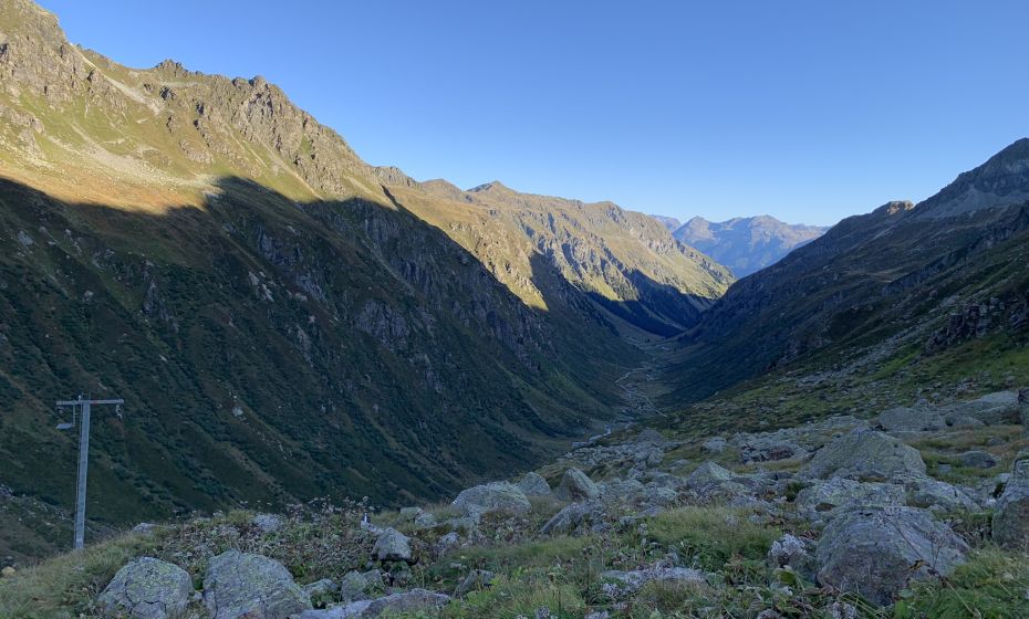 Blick durch das Garneratal Blick durch das Garneratal