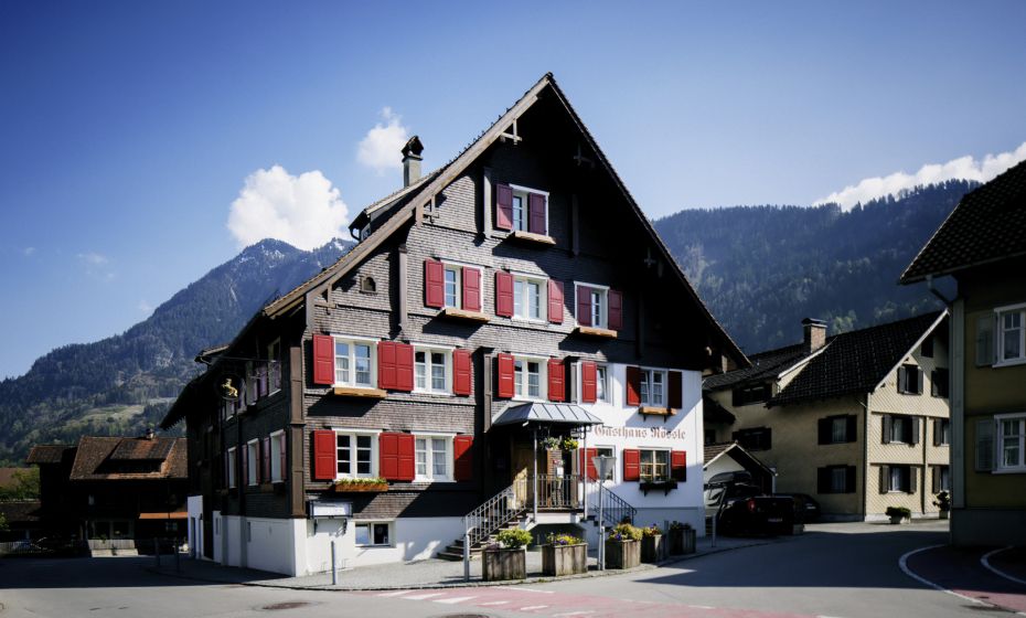 AuÃenansicht Gasthaus Rössle in Nenzing AuÃenansicht Gasthaus Rössle in Nenzing